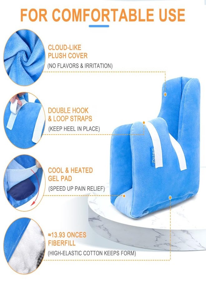 Zelen Heel Protector Cushion for Pressure Sores Foot Heel Protectors Offloading Boot for Diabetic Foot Ulcers Heel Protector Pillow for Bed Sores with Cooling Gel Pack Pressure Relieving Cushion (1PCS) - Image 4